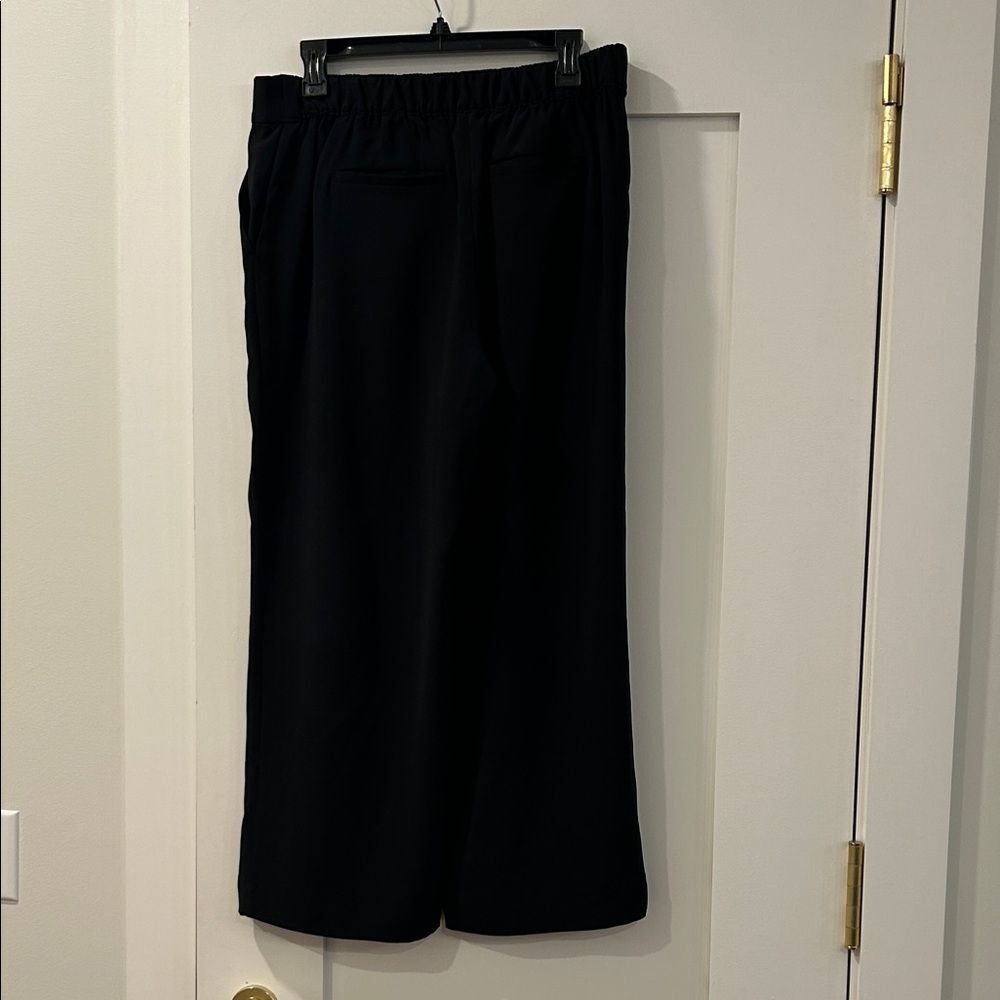 NWT LOFT Black Wide-Leg Trousers, Size Medium - Picture 4 of 10